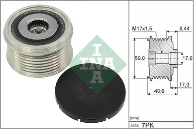 Alternator Freewheel Clutch Schaeffler INA 535 0331 10