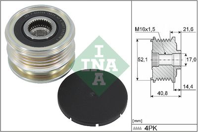 Alternator Freewheel Clutch Schaeffler INA 535 0345 10