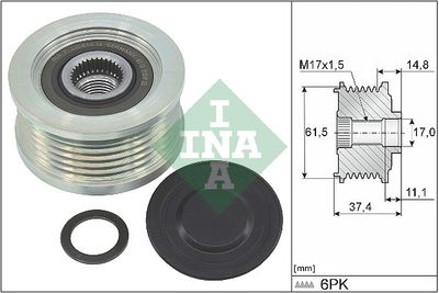 Alternator Freewheel Clutch Schaeffler INA 535 0348 10