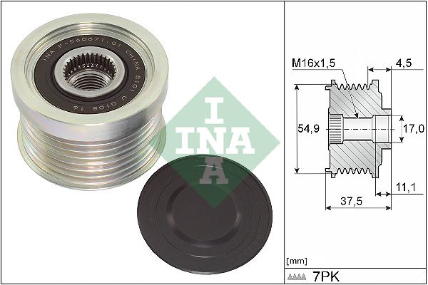 Schaeffler INA 535 0349 10 Alternator Freewheel Clutch