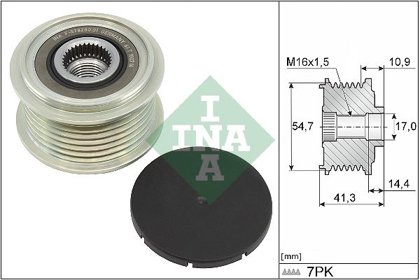 Schaeffler INA 535 0351 10 Alternator Freewheel Clutch