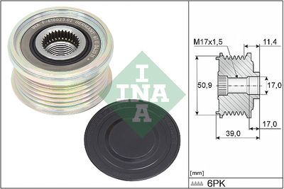 Alternator Freewheel Clutch Schaeffler INA 535 0358 10