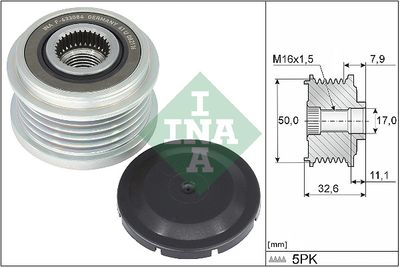 Alternator Freewheel Clutch Schaeffler INA 535 0359 10
