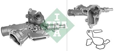 Water Pump, engine cooling Schaeffler INA 538 0081 10