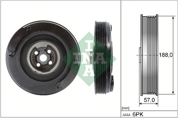 Schaeffler INA 544 0002 10 Belt Pulley, crankshaft