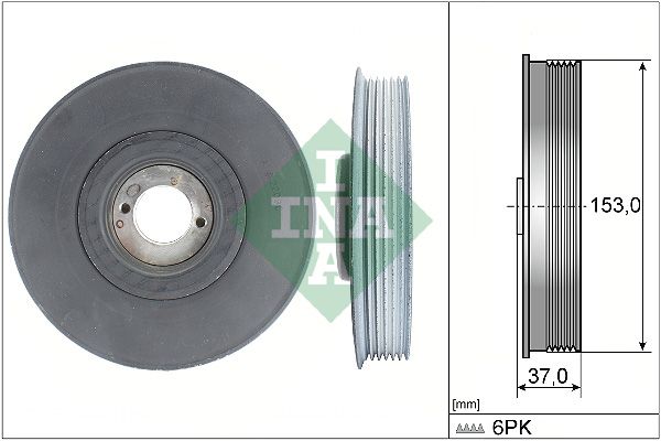 Schaeffler INA 544 0039 10 Belt Pulley, crankshaft
