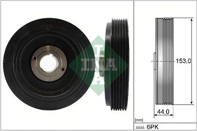 Belt Pulley, crankshaft Schaeffler INA 544 0042 10