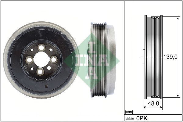 Schaeffler INA 544 0065 10 Belt Pulley, crankshaft