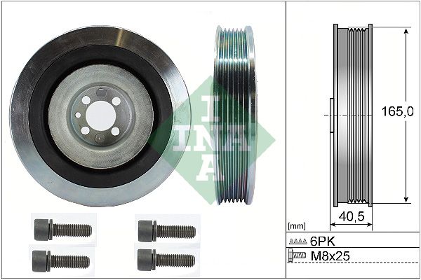 Schaeffler INA 544 0080 20 Belt Pulley Set, crankshaft