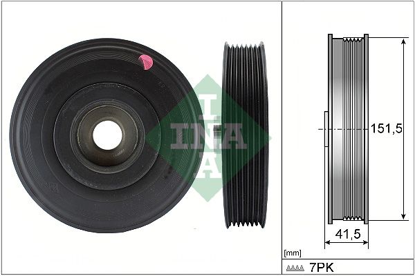 Schaeffler INA 544 0088 10 Belt Pulley, crankshaft
