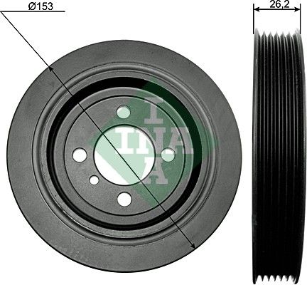 Schaeffler INA 544 0093 10 Belt Pulley, crankshaft