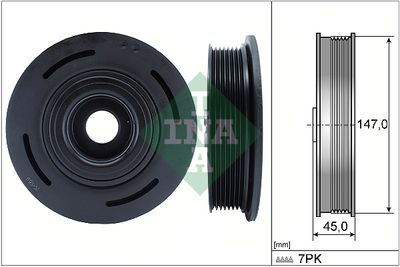 Belt Pulley, crankshaft Schaeffler INA 544 0098 10