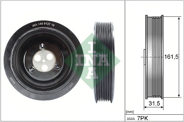 Schaeffler INA 544 0127 10 Belt Pulley, crankshaft
