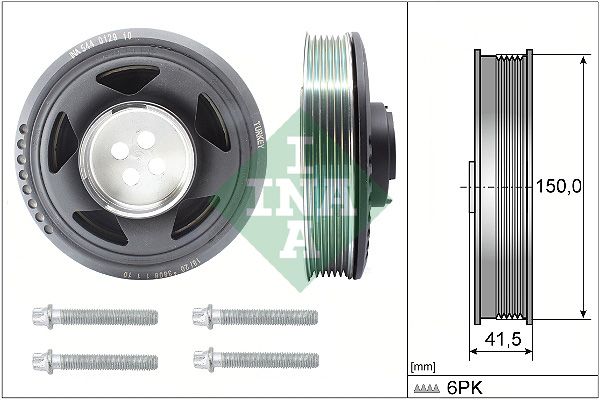 Schaeffler INA 544 0129 20 Belt Pulley Set, crankshaft