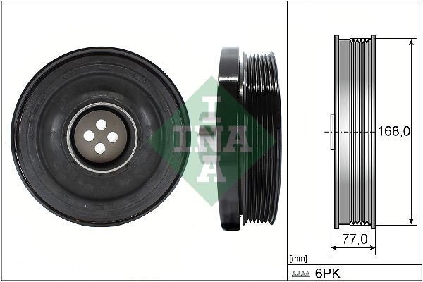 Schaeffler INA 544 0130 10 Belt Pulley, crankshaft