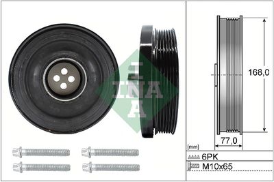 Belt Pulley Set, crankshaft Schaeffler INA 544 0130 20