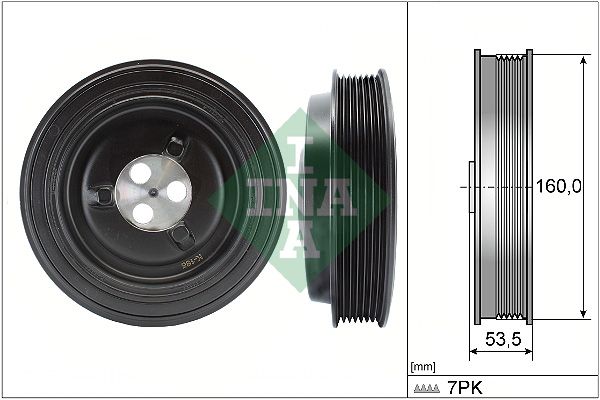 Schaeffler INA 544 0132 10 Belt Pulley, crankshaft