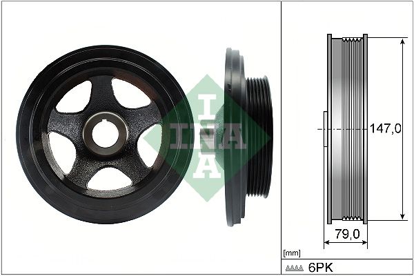 Schaeffler INA 544 0142 10 Belt Pulley, crankshaft