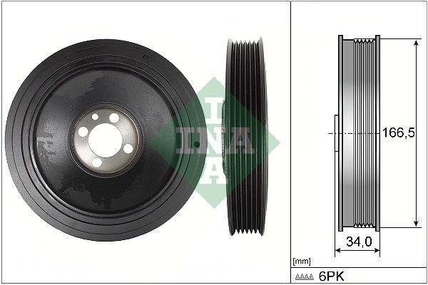 Schaeffler INA 544 0150 10 Belt Pulley, crankshaft