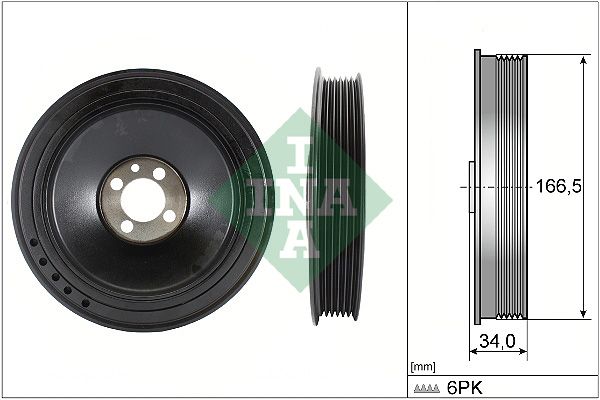 Schaeffler INA 544 0157 10 Belt Pulley, crankshaft