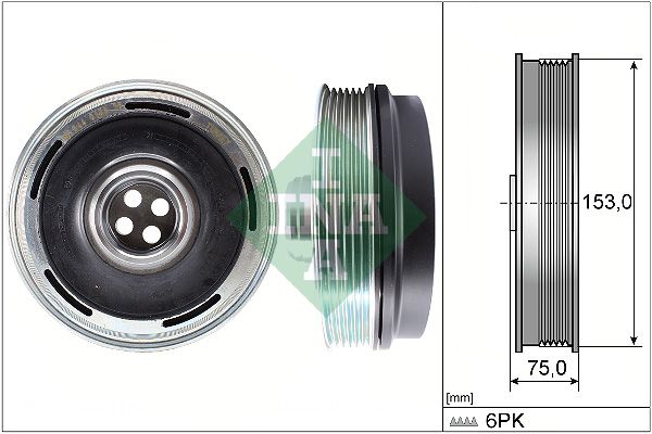 Schaeffler INA 544 0169 10 Belt Pulley, crankshaft