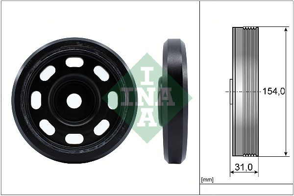 Schaeffler INA 544 0170 10 Belt Pulley, crankshaft