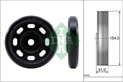 Belt Pulley, crankshaft Schaeffler INA 544 0170 10