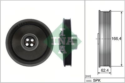 Belt Pulley, crankshaft Schaeffler INA 544 0171 10
