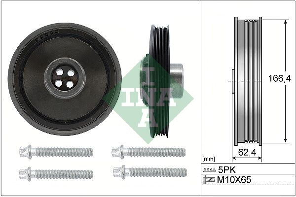 Schaeffler INA 544 0171 20 Belt Pulley Set, crankshaft
