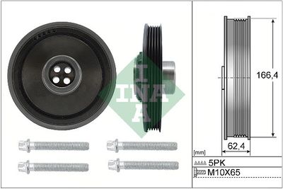 Belt Pulley Set, crankshaft Schaeffler INA 544 0171 20