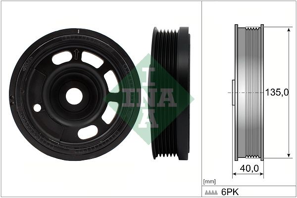 Schaeffler INA 544 0172 10 Belt Pulley, crankshaft