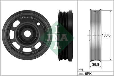 Belt Pulley, crankshaft Schaeffler INA 544 0174 10