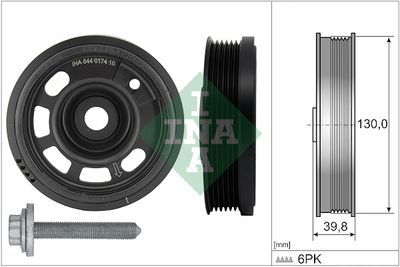 Belt Pulley Set, crankshaft Schaeffler INA 544 0174 20