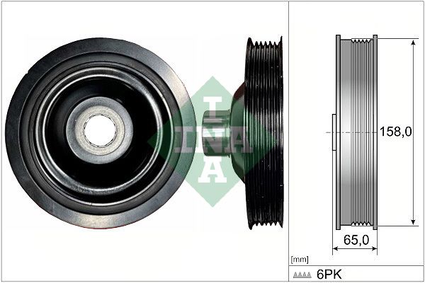 Schaeffler INA 544 0175 10 Belt Pulley, crankshaft