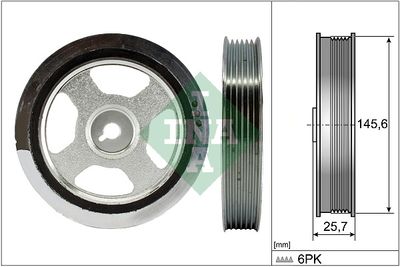 Belt Pulley, crankshaft Schaeffler INA 544 0176 10