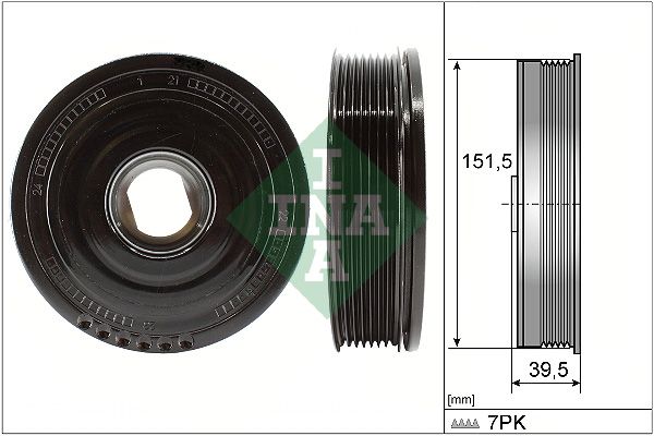 Schaeffler INA 544 0177 10 Belt Pulley, crankshaft