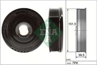 Belt Pulley, crankshaft Schaeffler INA 544 0177 10