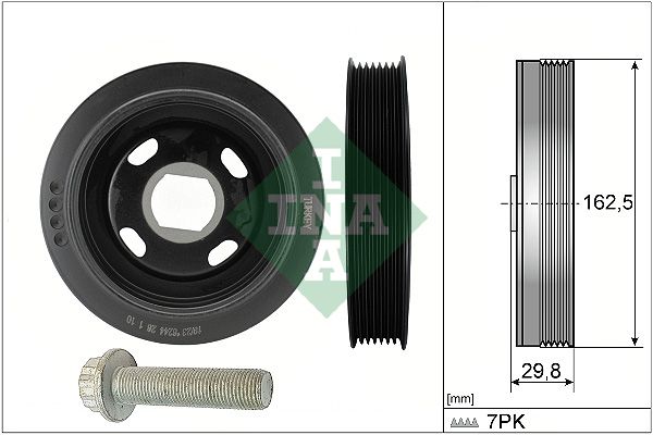 Schaeffler INA 544 0179 20 Belt Pulley Set, crankshaft