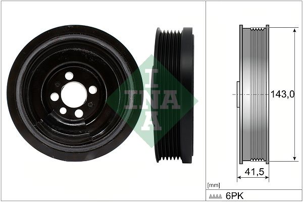 Schaeffler INA 544 0182 10 Belt Pulley, crankshaft