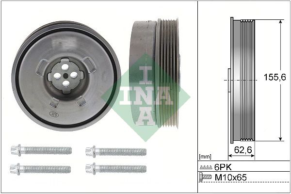 Schaeffler INA 544 0501 20 Belt Pulley Set, crankshaft