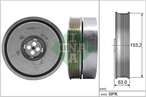 Schaeffler INA 544 0502 10 Belt Pulley, crankshaft