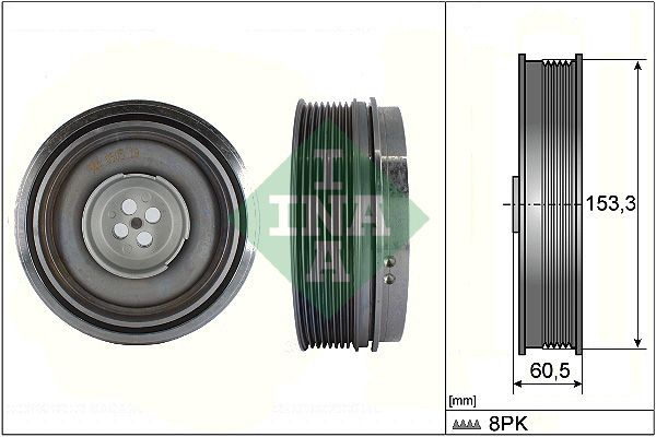 Schaeffler INA 544 0505 10 Belt Pulley, crankshaft