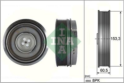 Belt Pulley, crankshaft Schaeffler INA 544 0505 10