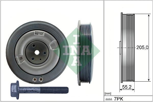 Schaeffler INA 544 0506 20 Belt Pulley Set, crankshaft
