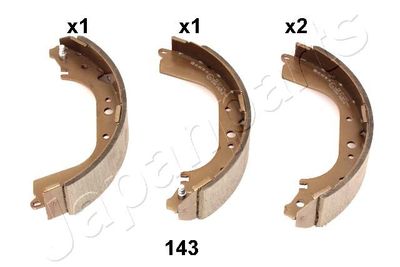 Brake Shoe Set JAPANPARTS GF-143AF