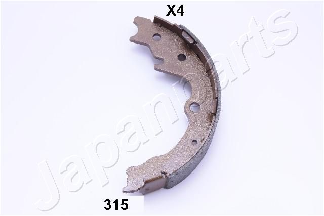 JAPANPARTS GF-315AF Brake Shoe Set, parking brake