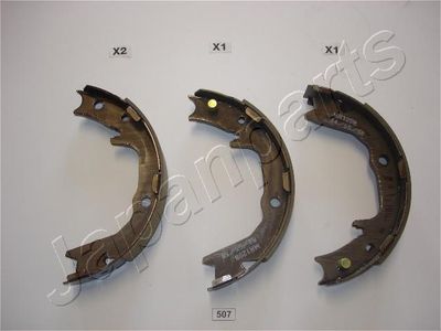 Brake Shoe Set, parking brake JAPANPARTS GF-507AF