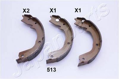 Brake Shoe Set, parking brake JAPANPARTS GF-513AF