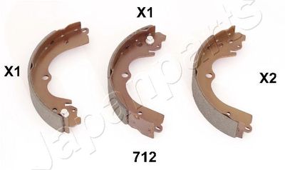 Brake Shoe Set JAPANPARTS GF-712AF