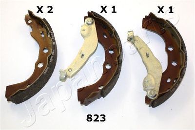 Brake Shoe Set JAPANPARTS GF-823AF